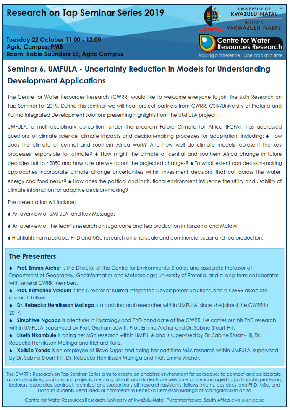 Kulima participating in presentation of UMFULA project at the University of KwaZulu Natal